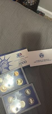 02 01 00 99 98 97 96 95 United States mint proof sets, Includes Silver Mint - Thumbnail 5