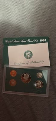 02 01 00 99 98 97 96 95 United States mint proof sets, Includes Silver Mint - Thumbnail 7