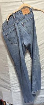Levi's 559 Men's Jeans Blue Denim W29 L30 Straight Leg Cotton - Thumbnail 4