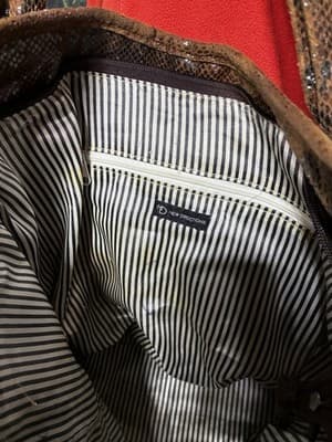 New Directions Straw With Animal Print Purse - Thumbnail 4