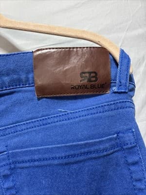 Royal Blue Shorts Skinny Fit Size 32 - Thumbnail 5