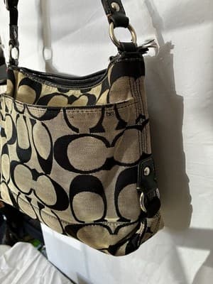 COACH shoulder bag, signature, crossbody, sacoche 74 Authentic - Thumbnail 5