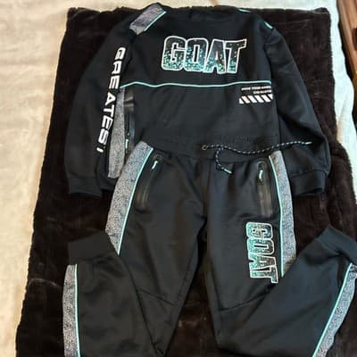 RGSTR GOAT Greatest Of All Time Hoodie & Sweatpants (M) Set