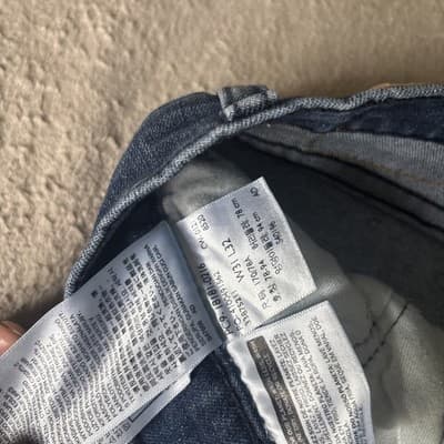 Levi's Premium Men 541 Athletic Taper Fit Zip Fly Stretch Jeans 31x32 Blue - Thumbnail 2