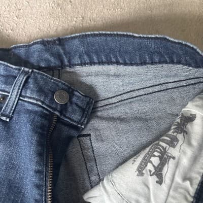 Levi's Premium Men 541 Athletic Taper Fit Zip Fly Stretch Jeans 31x32 Blue - Thumbnail 3