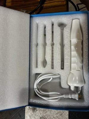 Portable High Frequency Skin Spot Machine with all accessories JHM-08A New - Thumbnail 3