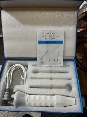 Portable High Frequency Skin Spot Machine with all accessories JHM-08A New - Thumbnail 2