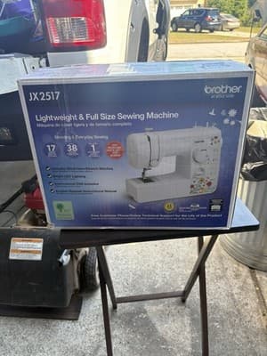 (NEW) Brother JX2517 Lightweight & Full Size Sewing Machine Never Used - Thumbnail 7