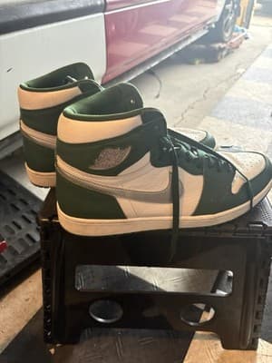 Nike Air J 1 Retro High OG "Gorge Green" Men's Size 14 Very Clean - Thumbnail 3