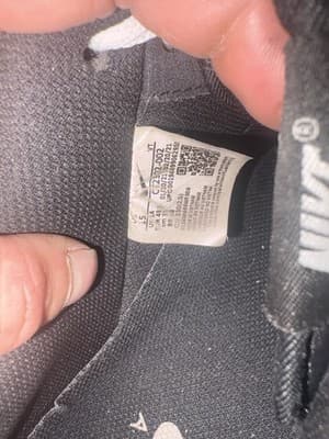 Nike Air Force 1 Men's Size 15 Black And White Worn Few Time - Thumbnail 7