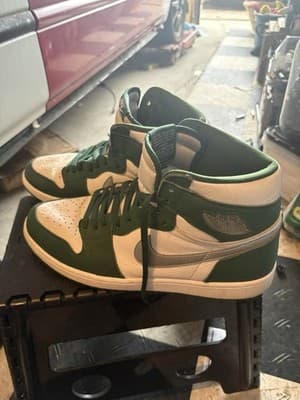 Nike Air J 1 Retro High OG "Gorge Green" Men's Size 14 Very Clean - Thumbnail 2
