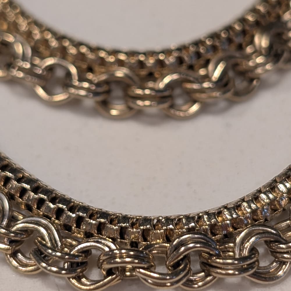 Vintage Multi-Strand Gold Layered Festival Necklace - Thumbnail 5