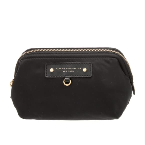 Marc by Marc Jacobs Black Nylon Cosmetic Pouch - Thumbnail 7