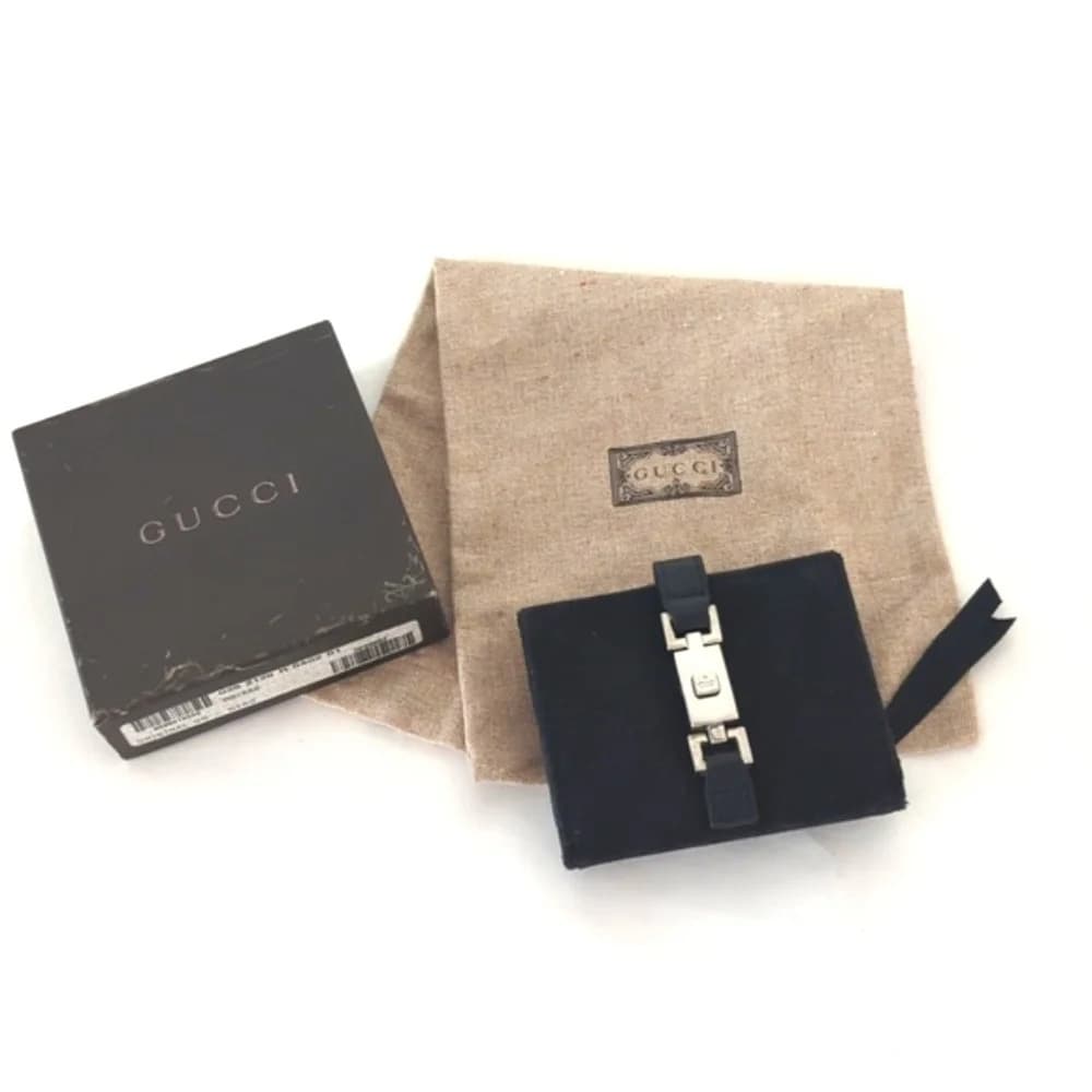 Gucci monogram logo silver lock wallet - Thumbnail 13