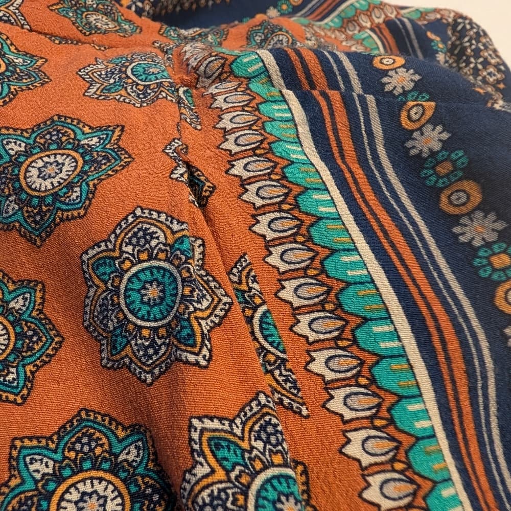 Anthropologie Elevenses Summer Wide-Leg Palazzo Pants Side pockets - Thumbnail 4