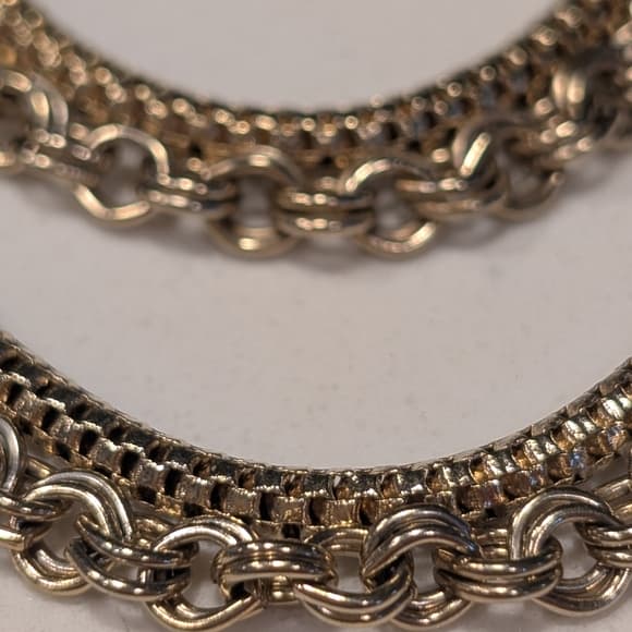 Vintage Multi-Strand Gold Layered Festival Necklace - Thumbnail 6