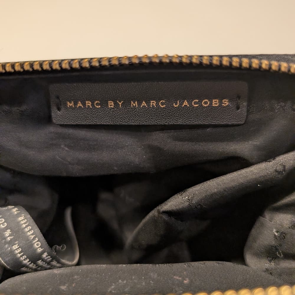 Marc by Marc Jacobs Black Nylon Cosmetic Pouch - Thumbnail 5
