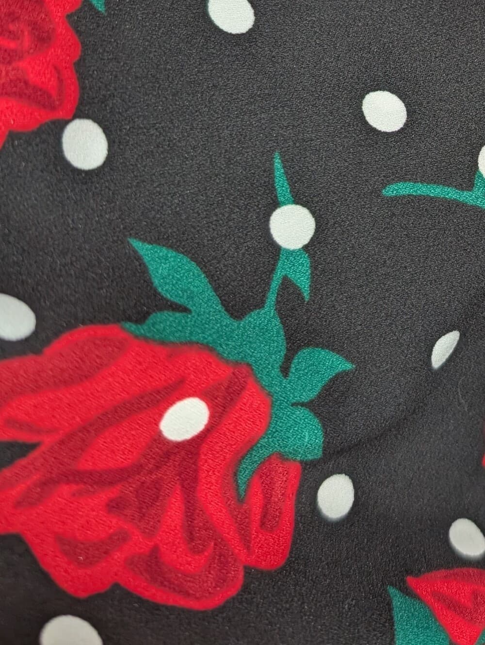 kate spade Black Rose Floral Print Summer Coastal Dress - Thumbnail 2