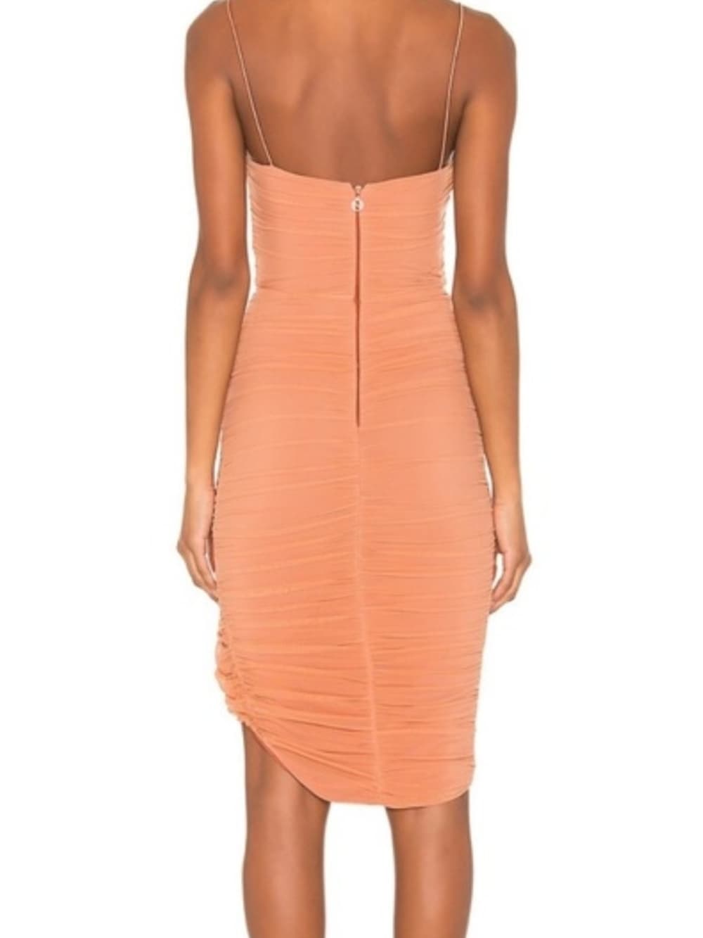 Nookie Ruched Spaghetti-Strap Boho Festival Summer Wedding Party Dress - Thumbnail 2