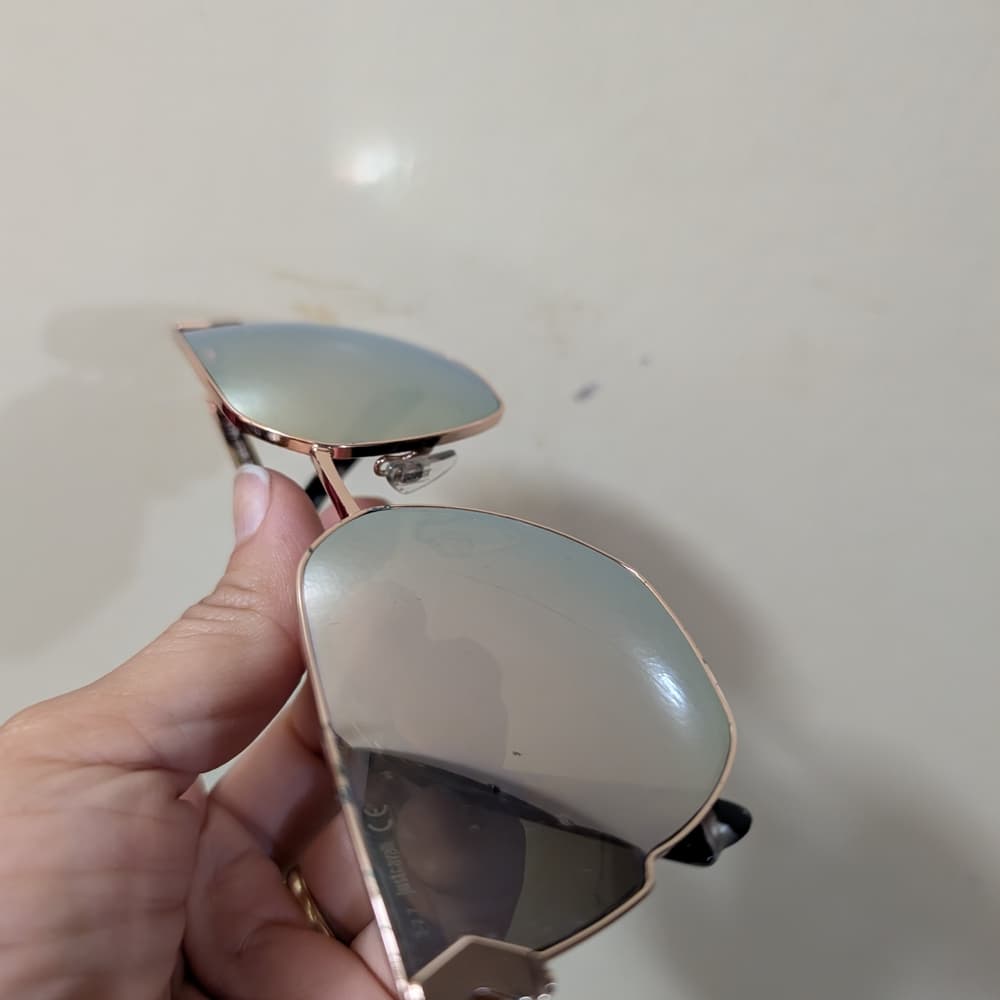 Just Cavalli JC824S‎ Gold Cat-Eye Tortoise Summer Sunglasses - Thumbnail 2
