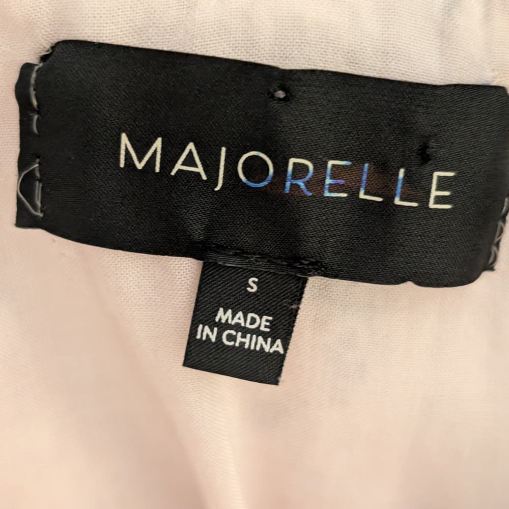 Majorelle Floral Ruffle Festival Boho Cottage Crop Top - Thumbnail 3