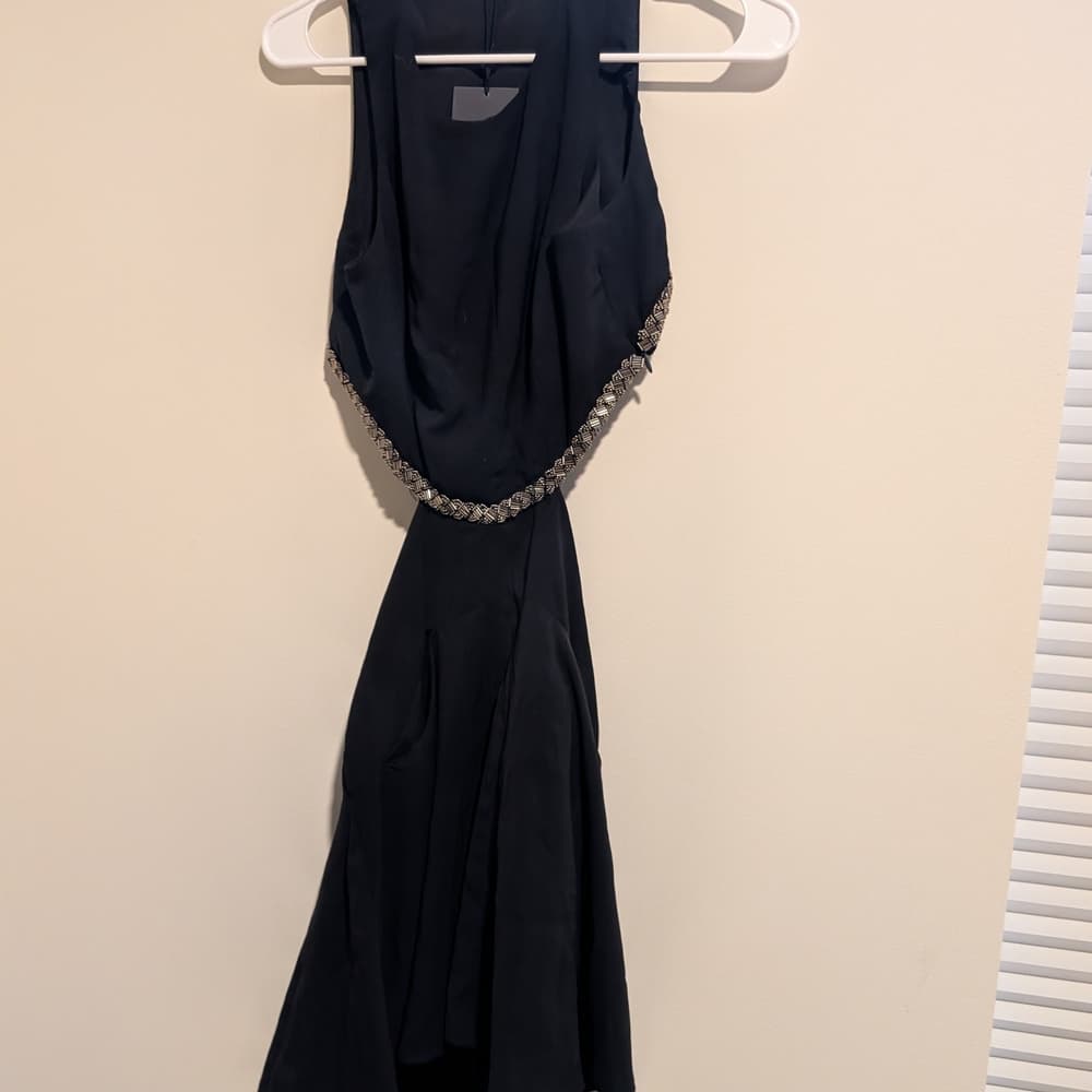 NBD Beaded Cutout Party Black Prom Summer Women's Dress Size Xs - Thumbnail 5