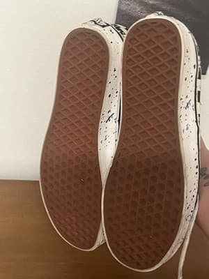 VANS Authentic 44 DX Anaheim Factory - Splatter Embroidery Checkerboard M8 W9.5 - Thumbnail 5