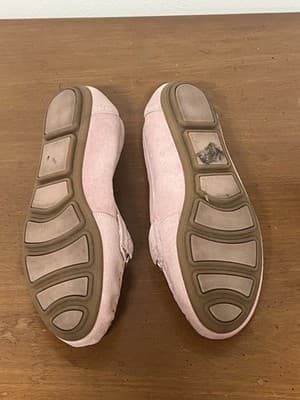 White Mountain Womens Pink Nubuck Loafers Moccasins Sz 6 Excellent Preowned - Thumbnail 2