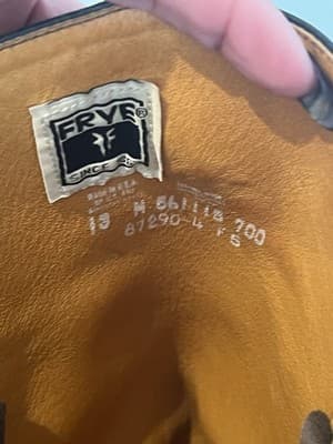 Vintage Frye Campus Boots 87290 Black Leather Men’s Size 13M Made In USA - Thumbnail 5