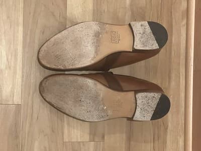 Johnston Murphy Chilli Tan Penny Loafers Mens 10M - Thumbnail 4