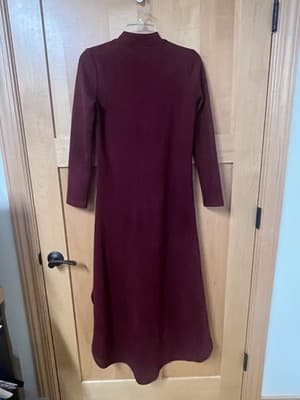 Red Suede High Low Fashion Top By Akira Chicago Size Small - Thumbnail 2