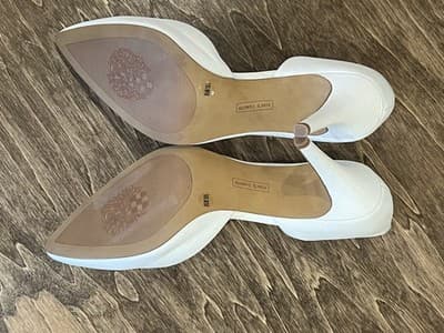 Vince Camuto Halona 2 D'Orsay White Pumps Size 8.5 - Thumbnail 4