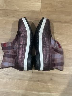 UGG Australia Marrais Leather Textile Upper Wool Lined Boot Plaid Women 11 - Thumbnail 7