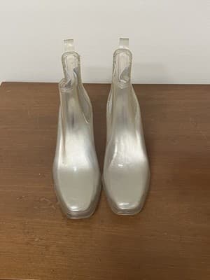 Jeffrey Campbell Hurricane Rain Boot in clear Size 8 - Thumbnail 2