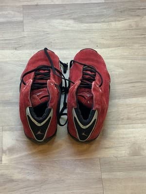 Size 6.5Y- Air Jordan 21 Red Suede OG No Box - Thumbnail 5