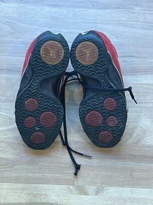 Size 6.5Y- Air Jordan 21 Red Suede OG No Box - Thumbnail 4