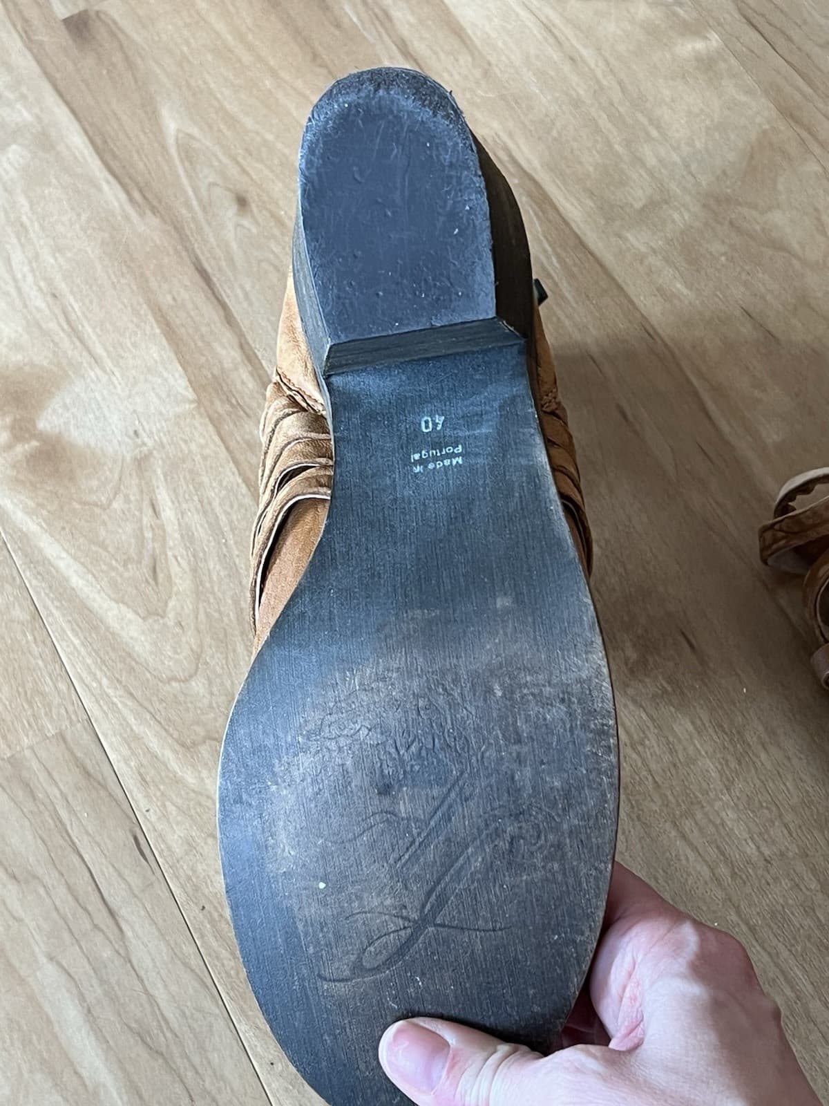 Free People Carrera Bootie Vintage Tan Leather size 40 - Thumbnail 5