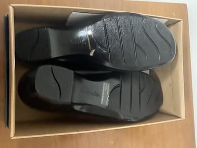 Clarks Bendables Leather Upper Clog Comfort Slip-On Womens Sz 10 Mule 38599 - Thumbnail 6