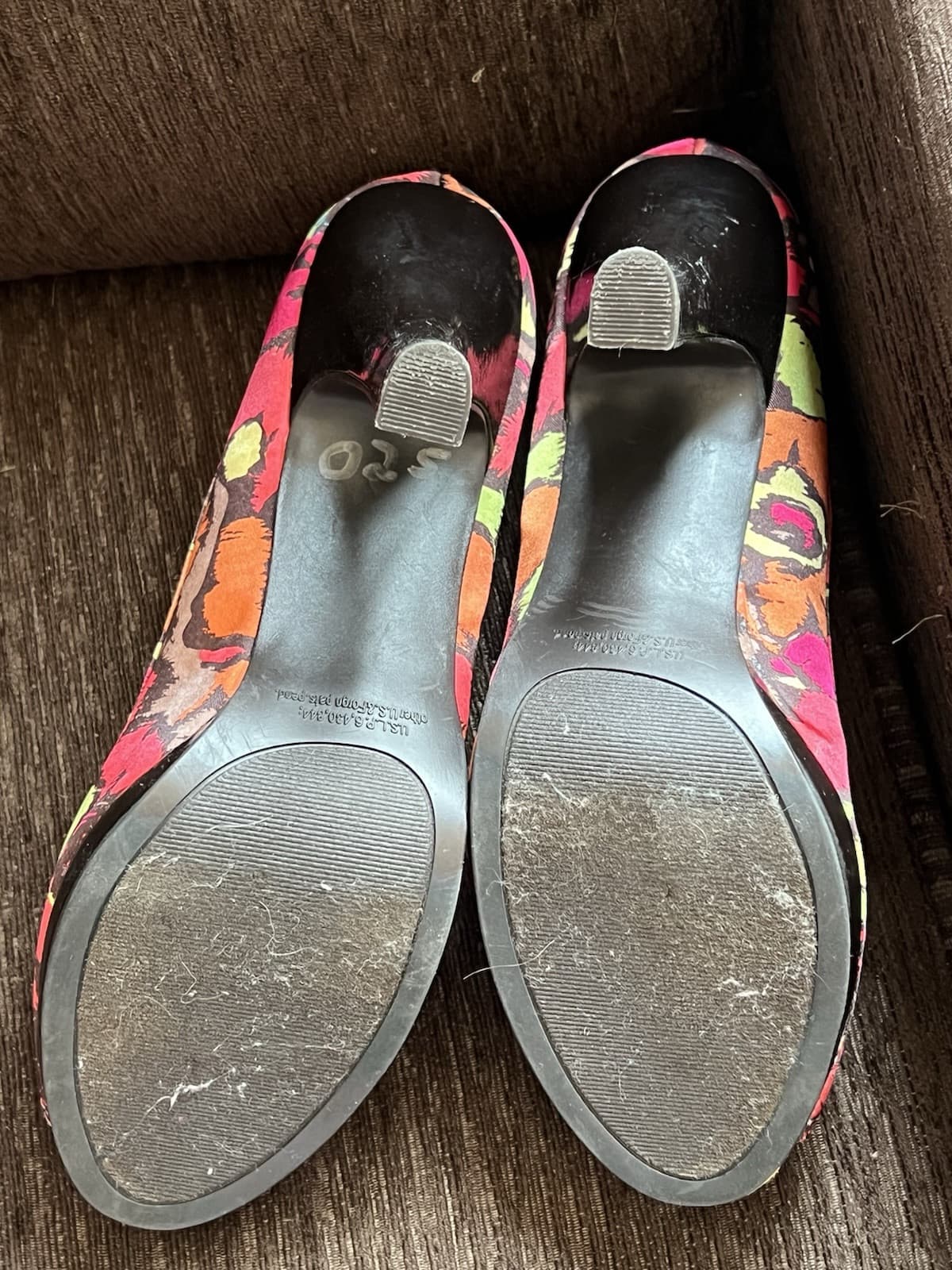 Madden Girl Steve Madden Womens Heels Floral Peep Toe Pumps Sz 8.5M Date Night - Thumbnail 4