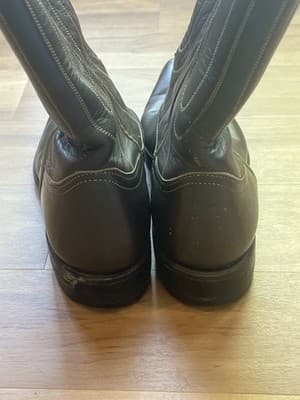 Vintage Justin Cowgirl Boots | Taupe | 1960s-1970s | USA Made | 8 A - Thumbnail 5