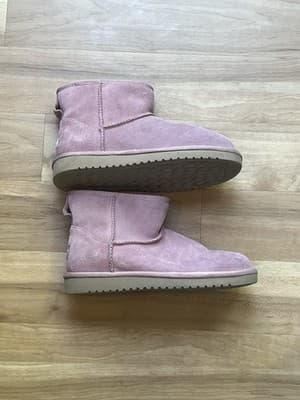 Koolaburra by UGG Women Koola Mini II Pink Ankle Boot Size 6W - Thumbnail 4