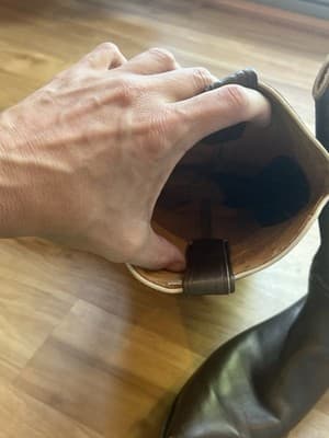Vintage Justin Cowgirl Boots | Taupe | 1960s-1970s | USA Made | 8 A - Thumbnail 6
