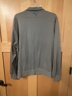 Vintage Puma Authentic Zip Front Track Jacket Sz Large - Thumbnail 4