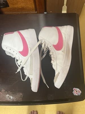 Nike Blazer Mid 77 Summit White Pinksicle Pink DA4086-118 Size 6.5Y - Thumbnail 7