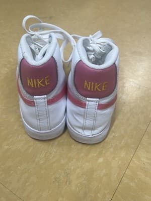 Nike Blazer Mid 77 Summit White Pinksicle Pink DA4086-118 Size 6.5Y - Thumbnail 5