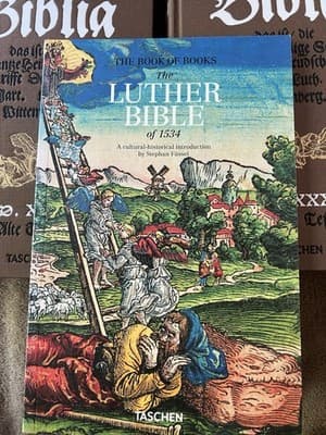 The Luther Bible of 1534 Complete Facsimile Edition in Slipcase Lucas Cranach - Thumbnail 5