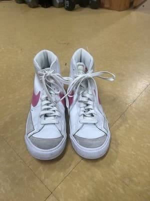Nike Blazer Mid 77 Summit White Pinksicle Pink DA4086-118 Size 6.5Y - Thumbnail 2
