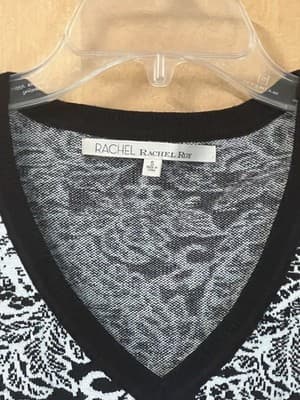 Rachel Rachel Roy Jacquard sweater Vest Size Small MSRP $69 - Thumbnail 2