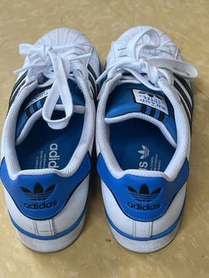 Adidas Men’s Superstar II White/Blue Size 7 “Track Suit Pack” - Thumbnail 4