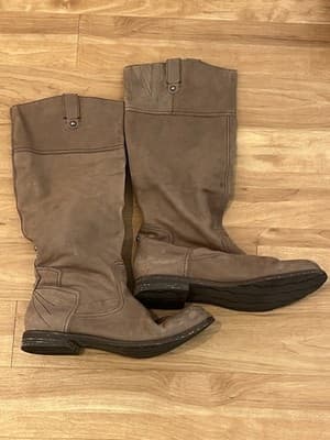 New OTBT Petaluma Riding Boot Grey size 11